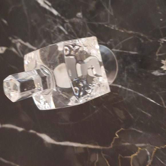 NWT Alef Judaica 100% Crystal Chanukah Dreidel Vintage 1990's & Original Box - Picture 9 of 12